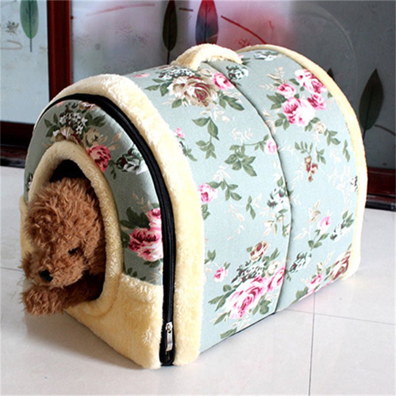 Home Pastoral Style Removable And Washable Thick Warm Cat And Dog Kennel | Luxury Home Accessories | Heulog Glow