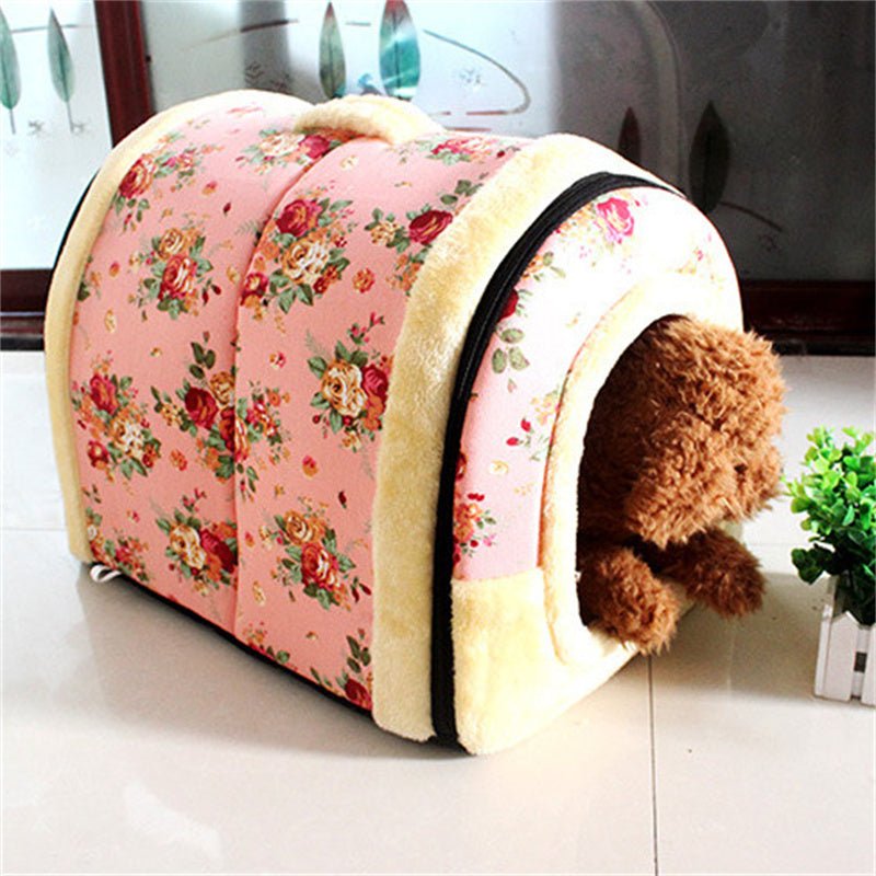 Home Pastoral Style Removable And Washable Thick Warm Cat And Dog Kennel | Luxury Home Accessories | Heulog Glow