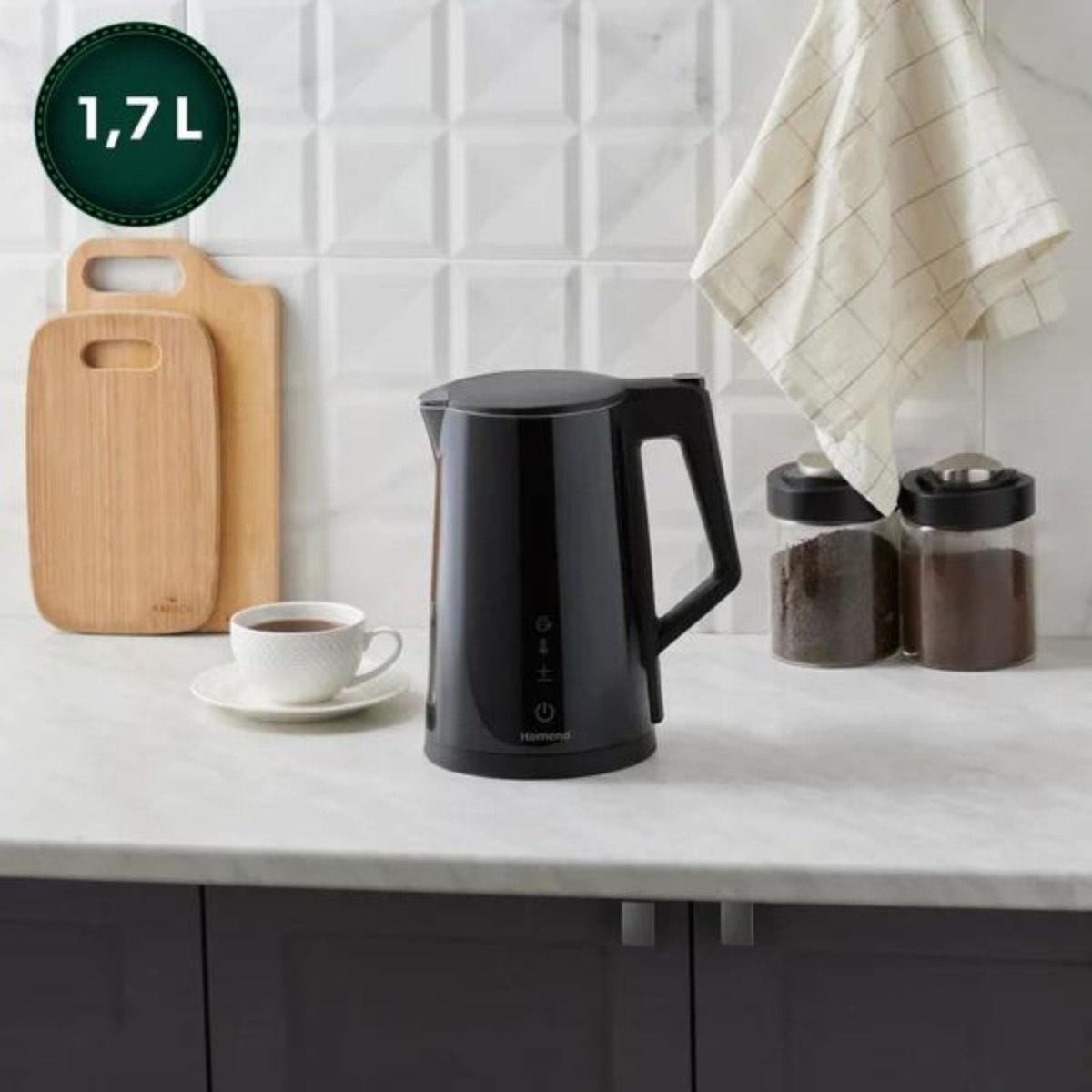 Homend Smart Heatrow 1616UK XL Kettle | Luxury Home Accessories | Heulog Glow