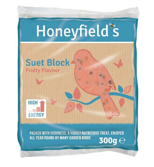 Honeyfield Suet Fruity Block 10x300g | Luxury Home Accessories | Heulog Glow
