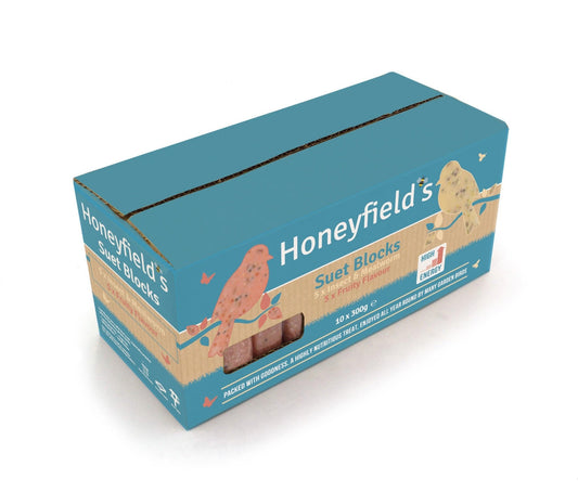 Honeyfield Suet Mixed Block 10x300g | Luxury Home Accessories | Heulog Glow