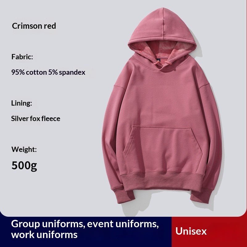 Hooded Hoodie Custom PrintedFor Women With Thickened Velvet | Luxury Home Accessories | Heulog Glow