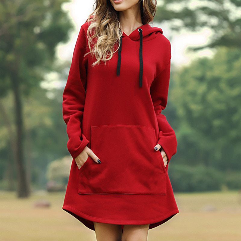 Hooded pocket sweatshirt dress | Luxury Home Accessories | Heulog Glow