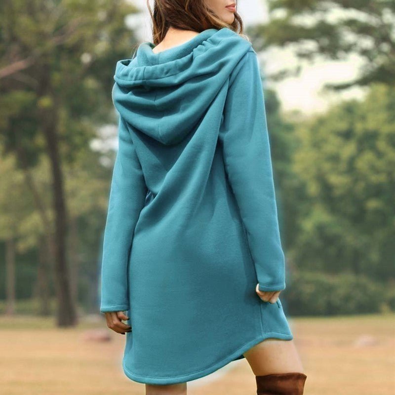 Hooded pocket sweatshirt dress | Luxury Home Accessories | Heulog Glow