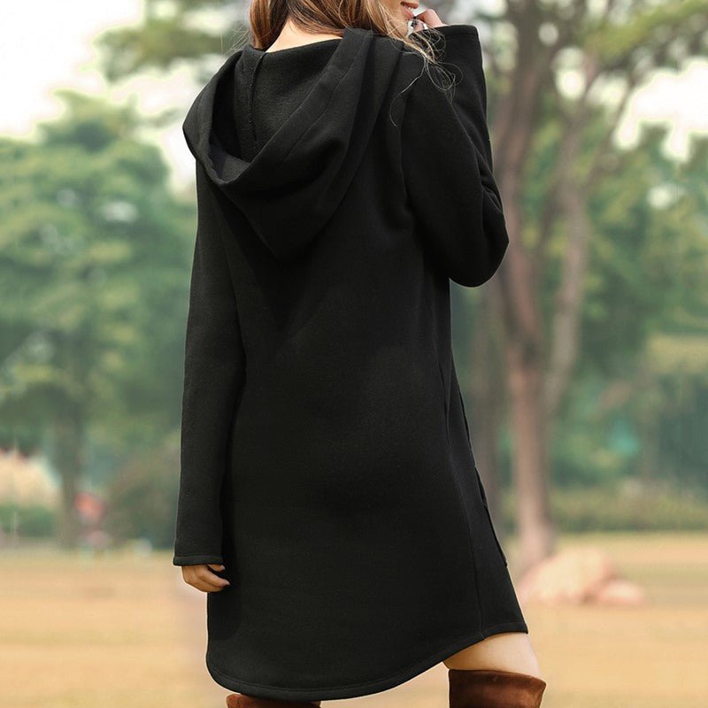 Hooded pocket sweatshirt dress | Luxury Home Accessories | Heulog Glow