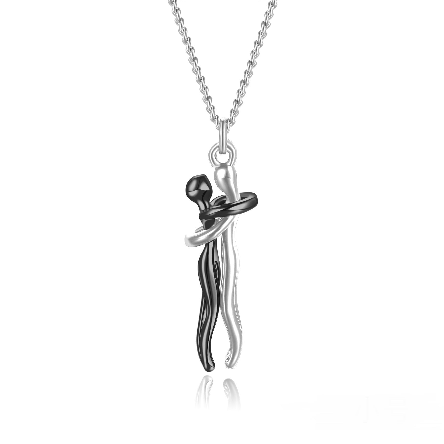 Hot Sale Affectionate Hug Necklace Couples Anniversary Valentine's Day Gift Fashion Punk Street Style Pendant Necklace | Luxury Home Accessories | Heulog Glow