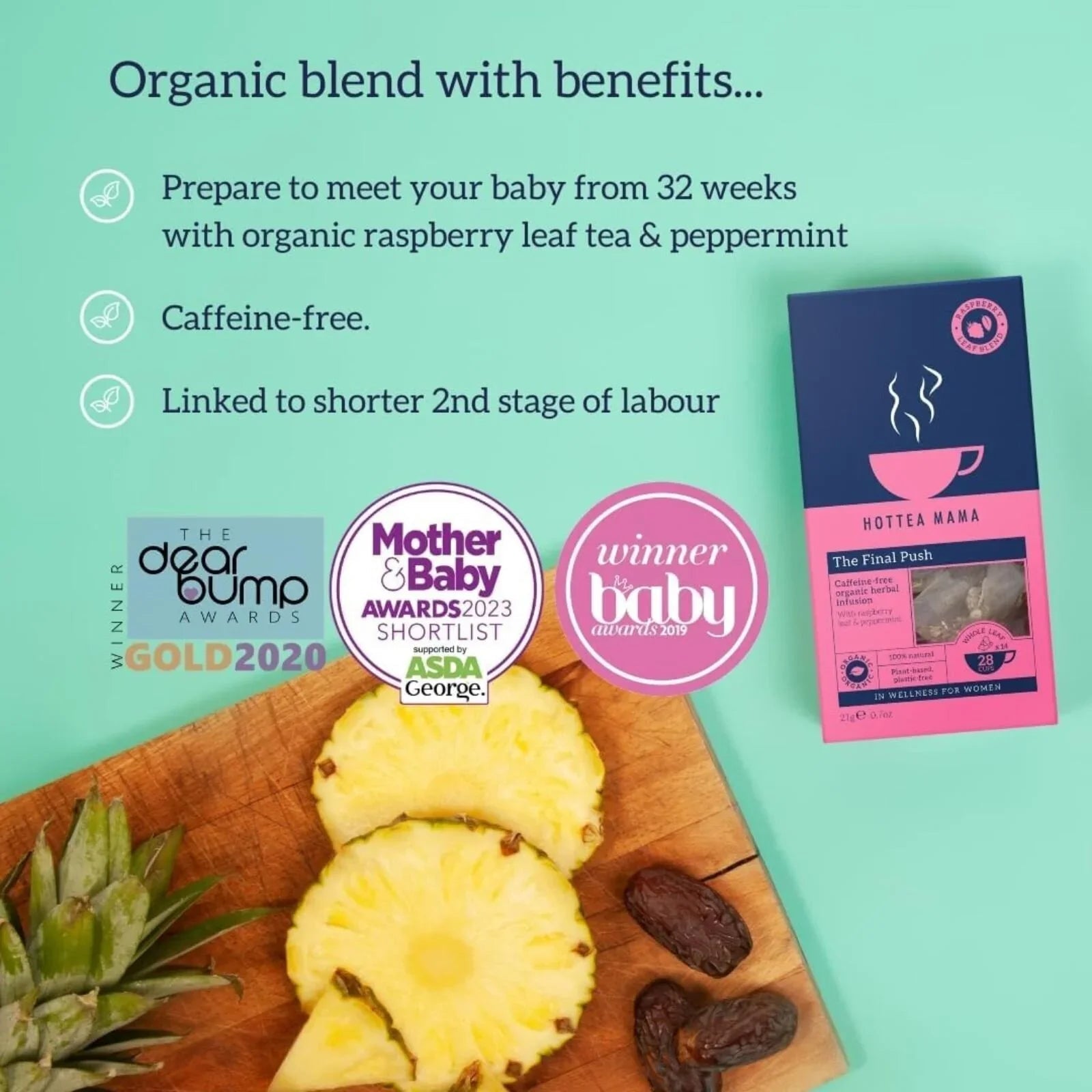 HotTea Mama Organic the Final Push | Luxury Home Accessories | Heulog Glow