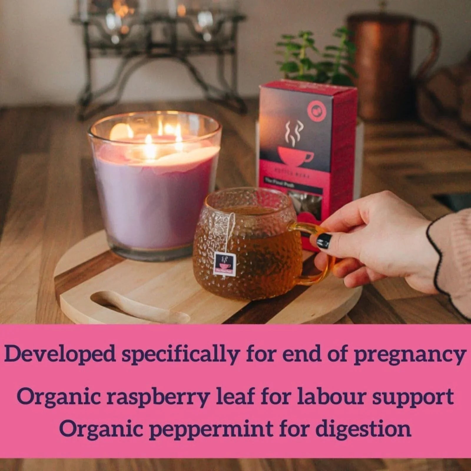 HotTea Mama Organic the Final Push | Luxury Home Accessories | Heulog Glow
