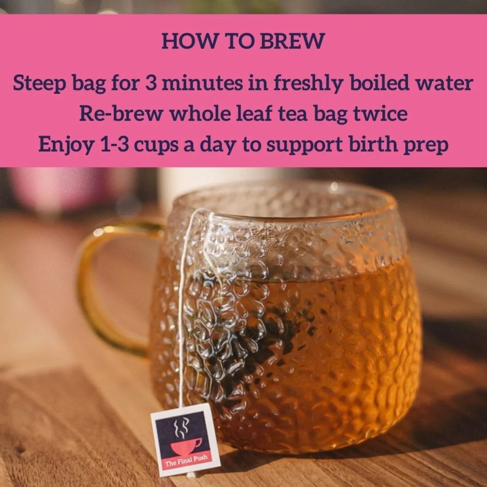 HotTea Mama Organic the Final Push | Luxury Home Accessories | Heulog Glow