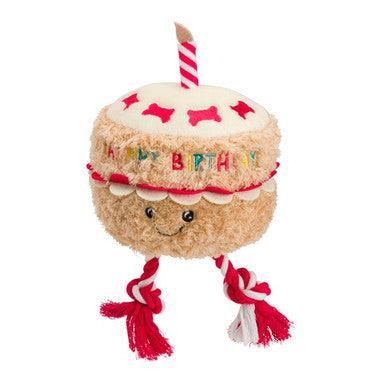 House of Paws Birthday Cake with Rope Plush Toy | Luxury Home Accessories | Heulog Glow