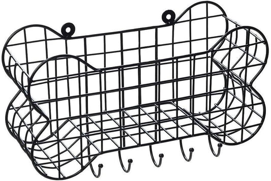 House of Paws Dog Bone Wire Storage Shelf | Luxury Home Accessories | Heulog Glow