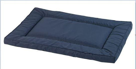 House of Paws Navy Water Resistant Crate Mat | Luxury Home Accessories | Heulog Glow