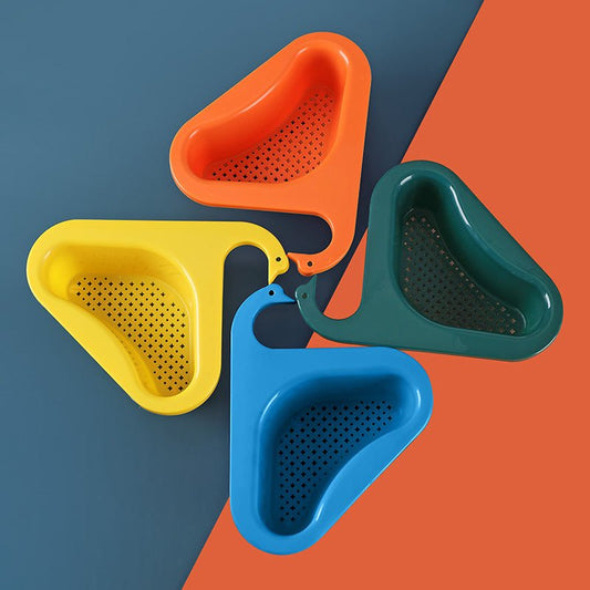 Household Sink Hanging Fruit And Vegetable Filter Water Drain Basket Kitchen Dry And Wet Separation Swan Drain Basket | Luxury Home Accessories | Heulog Glow