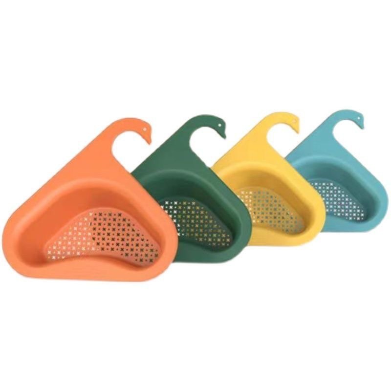 Household Sink Hanging Fruit And Vegetable Filter Water Drain Basket Kitchen Dry And Wet Separation Swan Drain Basket | Luxury Home Accessories | Heulog Glow