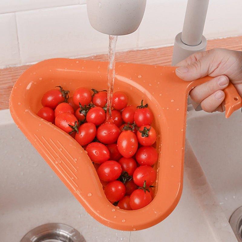 Household Sink Hanging Fruit And Vegetable Filter Water Drain Basket Kitchen Dry And Wet Separation Swan Drain Basket | Luxury Home Accessories | Heulog Glow