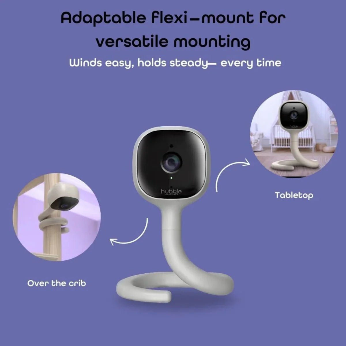 Hubble Go Baby AI Smart Camera | Luxury Home Accessories | Heulog Glow