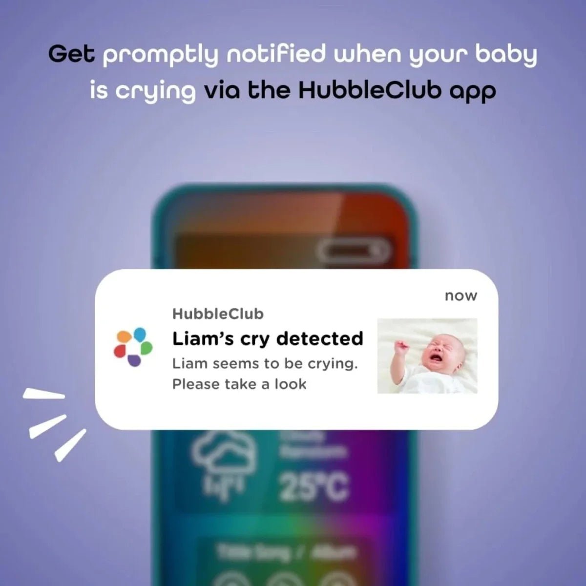 Hubble Go Baby AI Smart Camera | Luxury Home Accessories | Heulog Glow