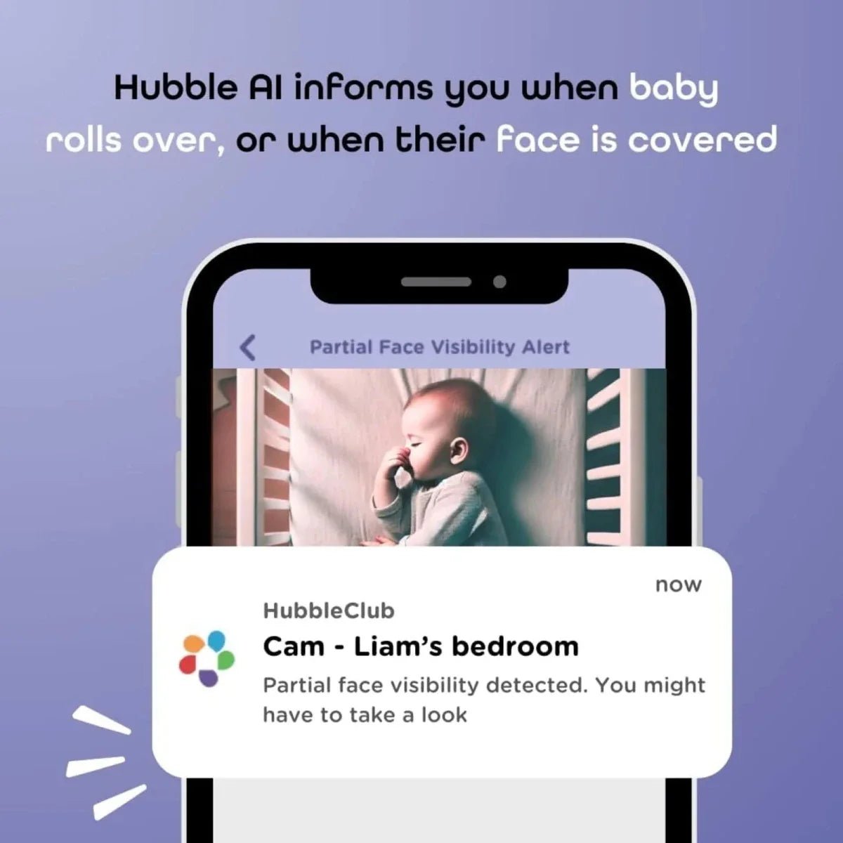 Hubble Go Baby AI Smart Camera | Luxury Home Accessories | Heulog Glow