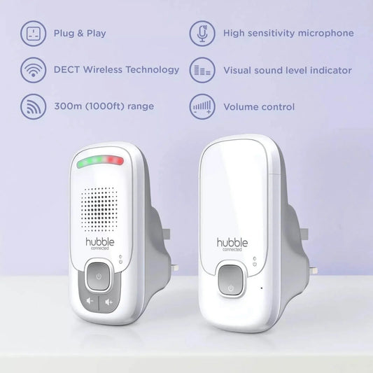 Hubble Listen Audio Baby Monitor | Luxury Home Accessories | Heulog Glow