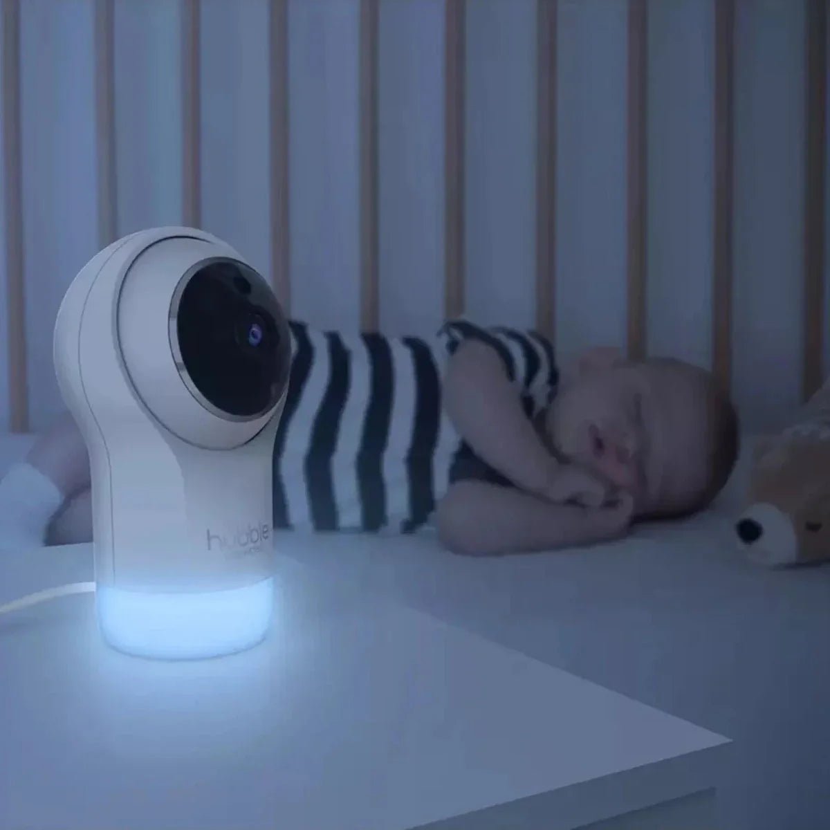 Hubble Nursery Pal Glow+ 5" Video Baby Camera & Monitor | Luxury Home Accessories | Heulog Glow