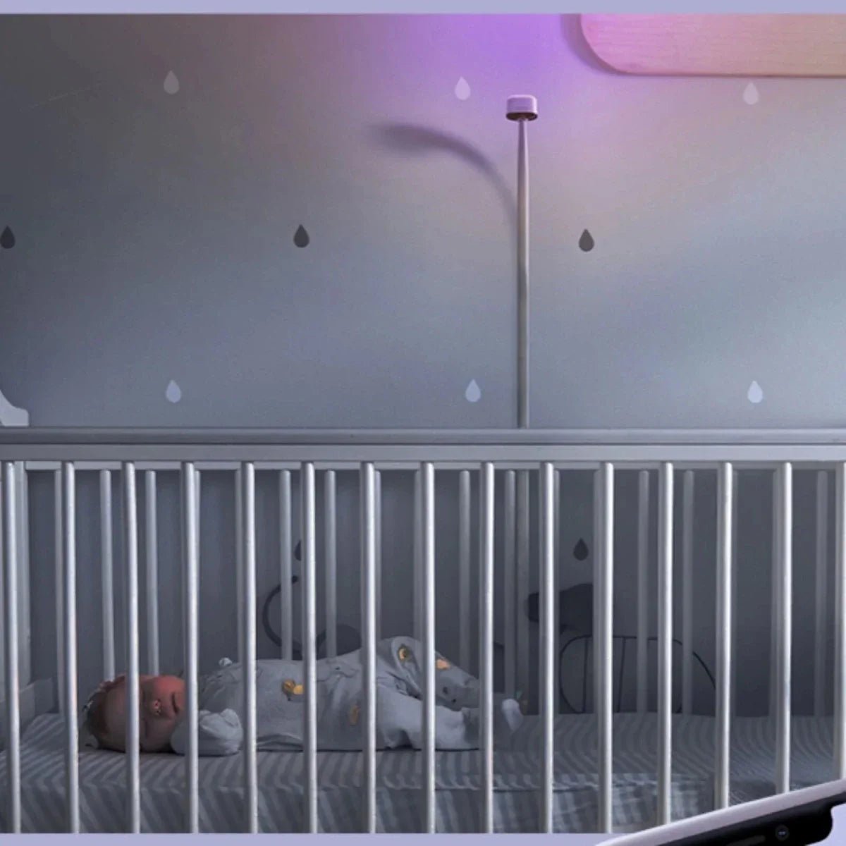 Hubble Pal SkyVision AI Pro 5" Video Baby Camera & Monitor | Luxury Home Accessories | Heulog Glow