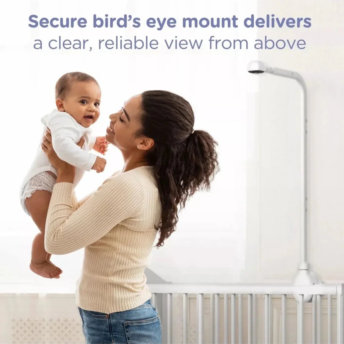 Hubble Pal SkyVision AI Pro 5" Video Baby Camera & Monitor | Luxury Home Accessories | Heulog Glow