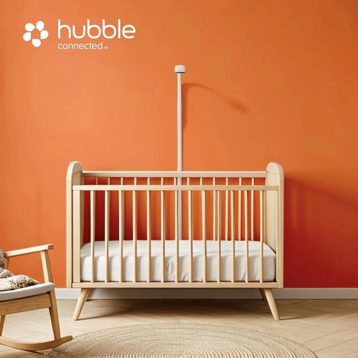Hubble Pal SkyVision AI Pro 5" Video Baby Camera & Monitor | Luxury Home Accessories | Heulog Glow