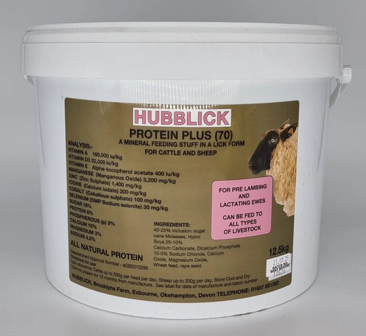 Hubblick Protein Plus Cattle and Sheep Lick 12.5kg | Luxury Home Accessories | Heulog Glow