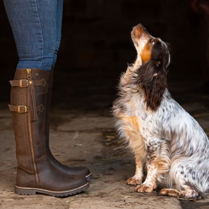 Hudson Storm Waterproof Boots - Chocolate | Luxury Home Accessories | Heulog Glow