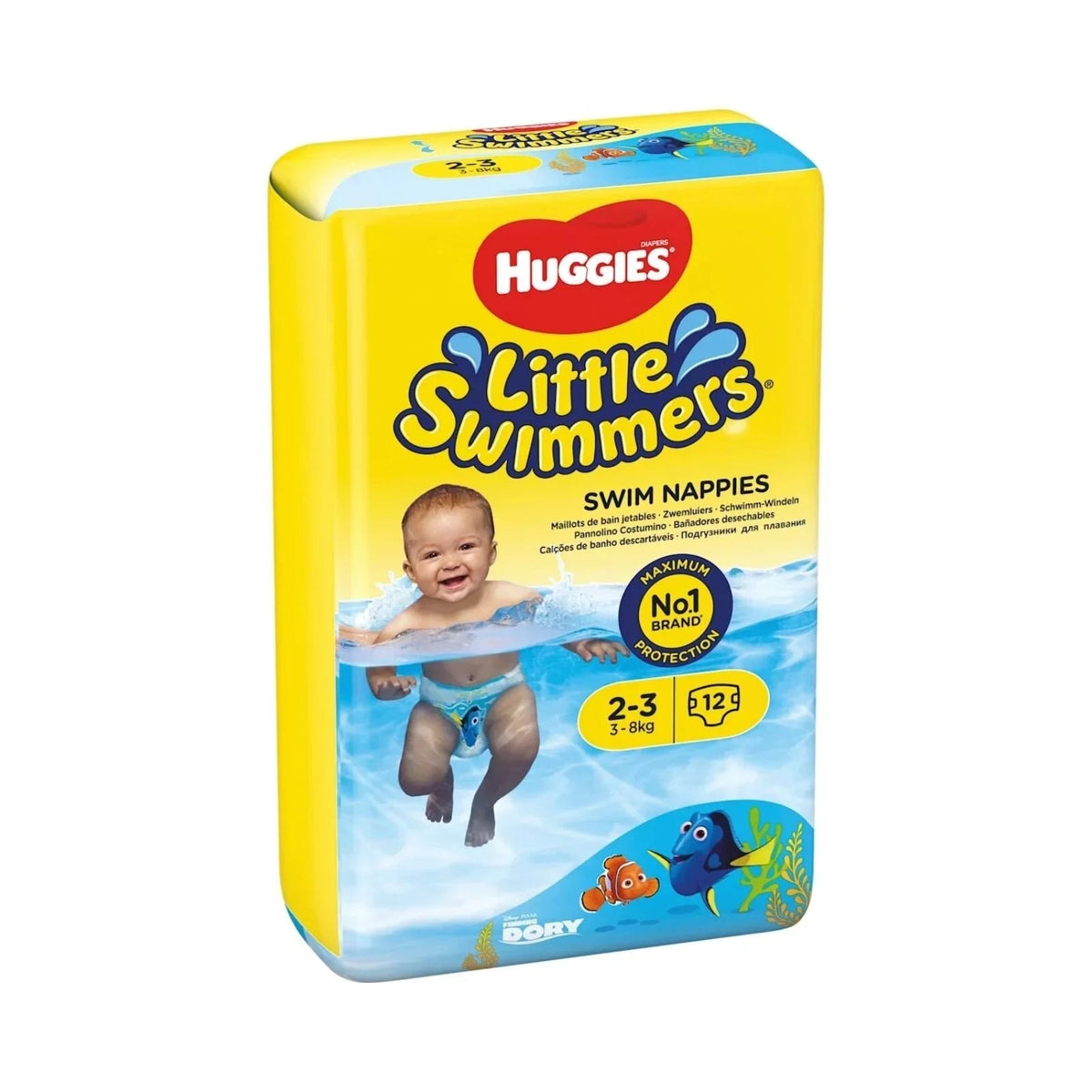 Huggies Little Swimmers Baby Size 2-3 Swim Pants - 12 nappies | Luxury Home Accessories | Heulog Glow