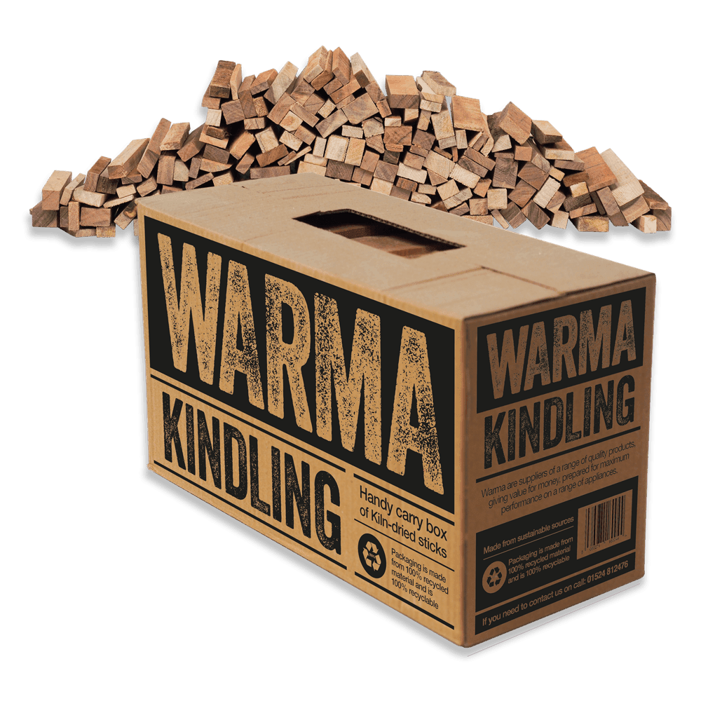 Hutton Mill Kiln Dried Kindling Box | Luxury Home Accessories | Heulog Glow