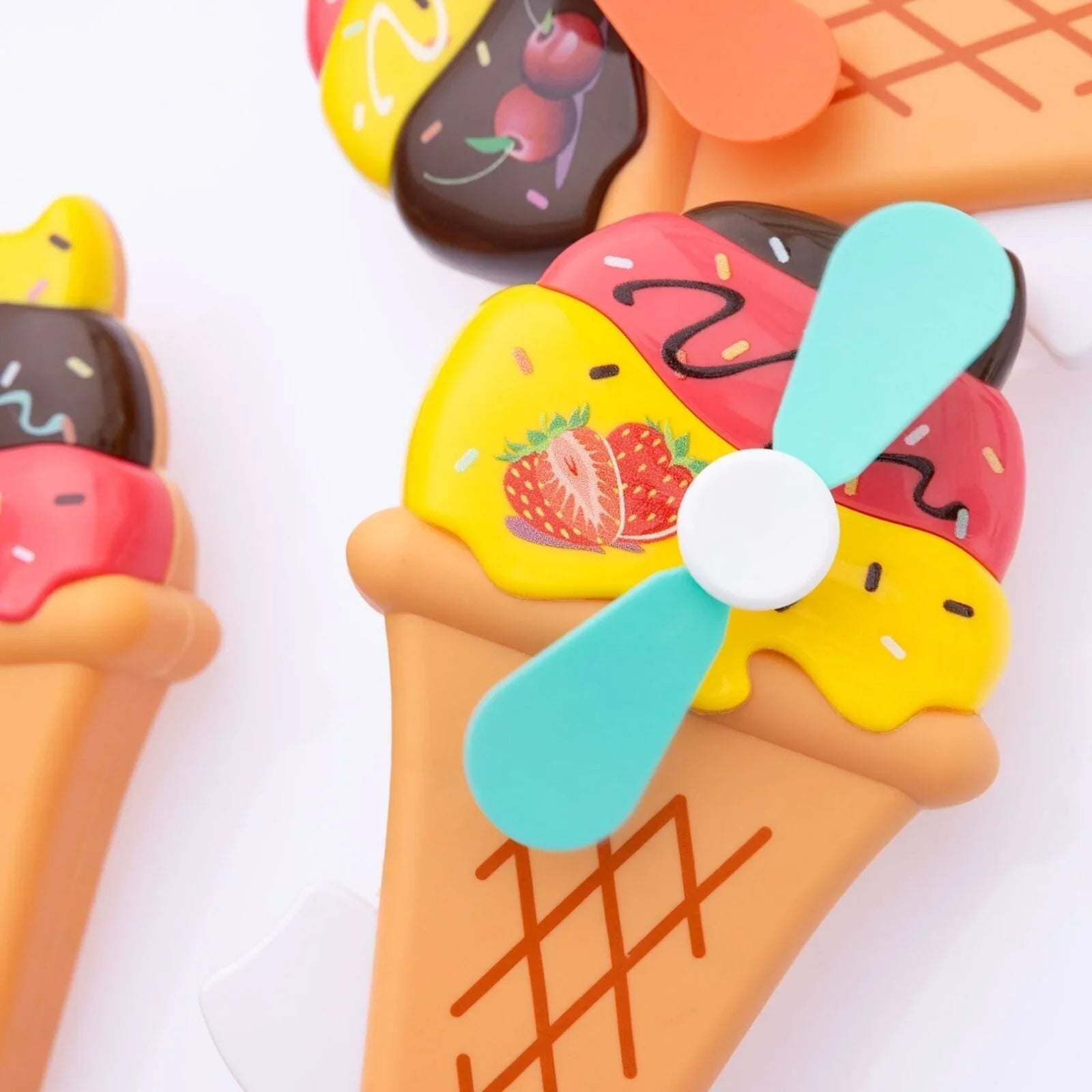 HZTB Ice Cream Big Hand Fan Assorted | Luxury Home Accessories | Heulog Glow