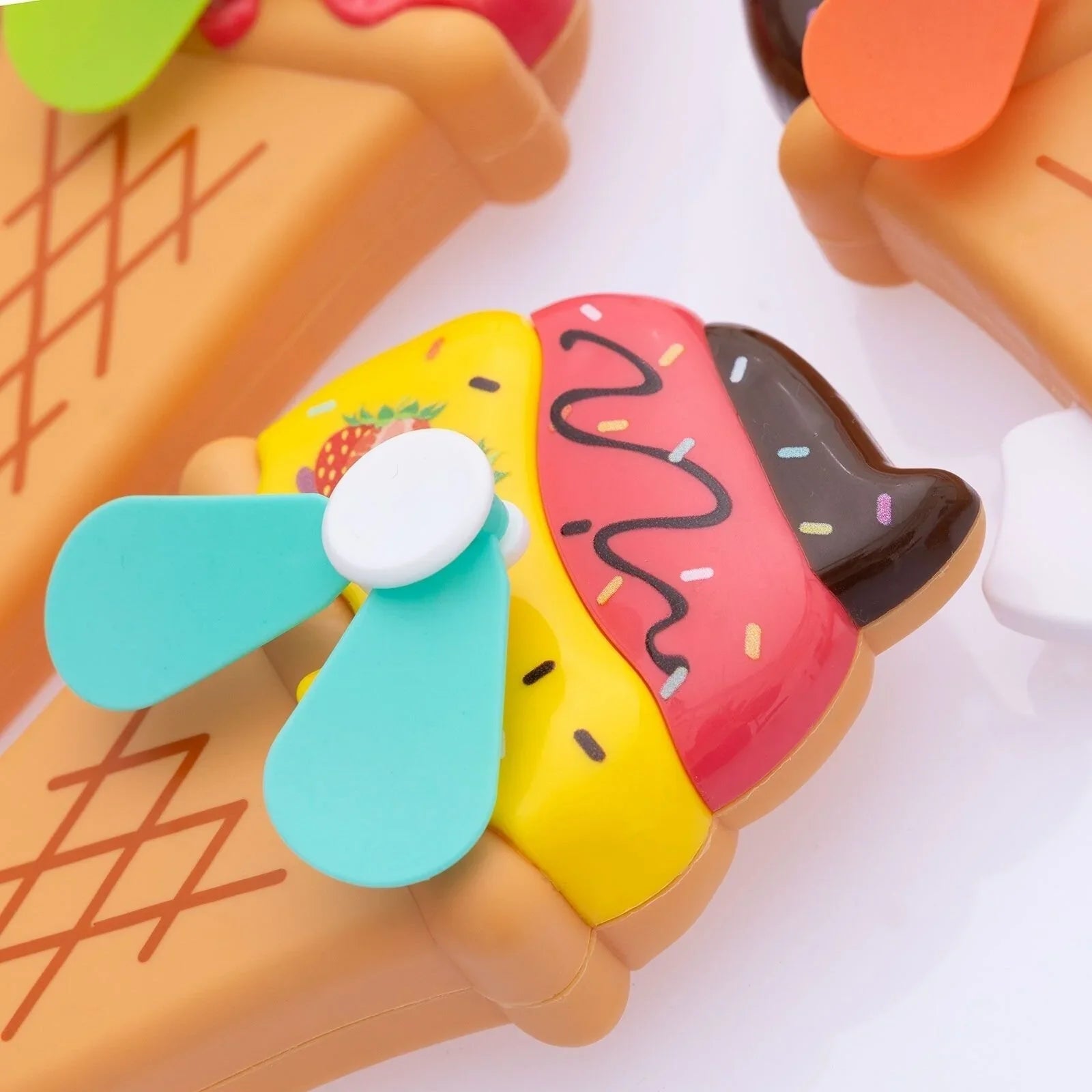 HZTB Ice Cream Big Hand Fan Assorted | Luxury Home Accessories | Heulog Glow