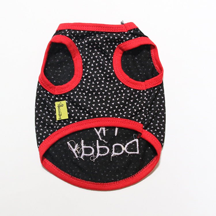 I Love My Mom And Dad Sleeveless Summer Dog Back | Luxury Home Accessories | Heulog Glow