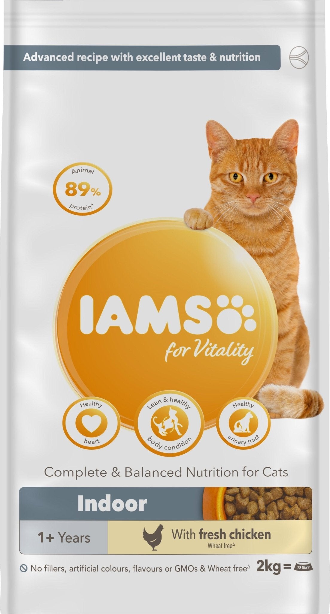 Iams Cat Adult Vitality Indoor C 2x2kg | Luxury Home Accessories | Heulog Glow