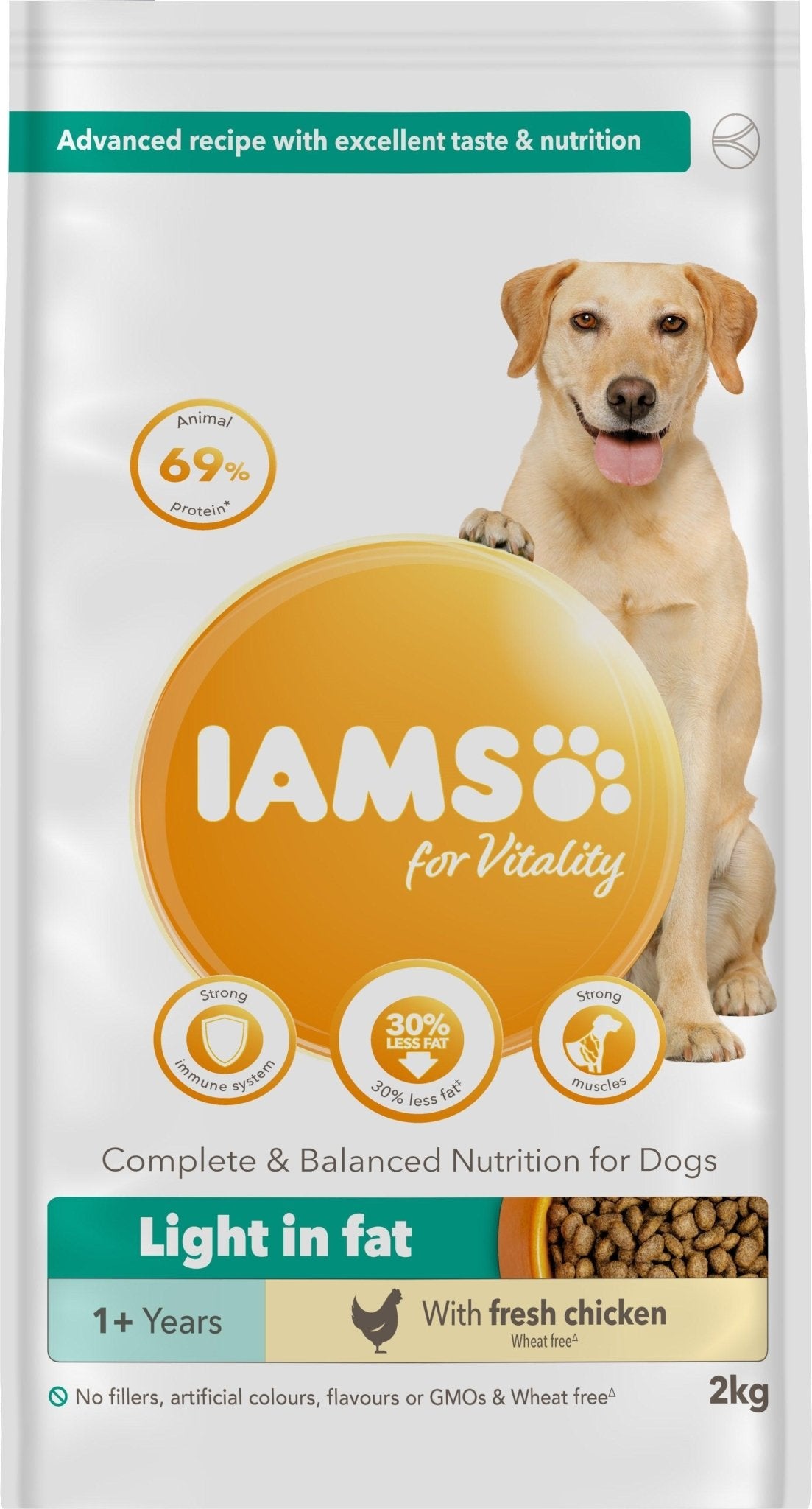 Iams Dog Adult Vitality Light Fat 2x2kg | Luxury Home Accessories | Heulog Glow