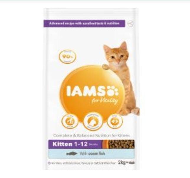 IAMS for Vitality Kitten Food with Fish 2KG | Luxury Home Accessories | Heulog Glow