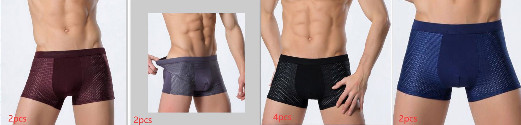 Ice silk men's underwear mesh boxer | Luxury Home Accessories | Heulog Glow