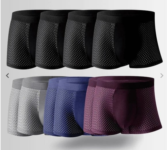 Ice silk men's underwear mesh boxer | Luxury Home Accessories | Heulog Glow