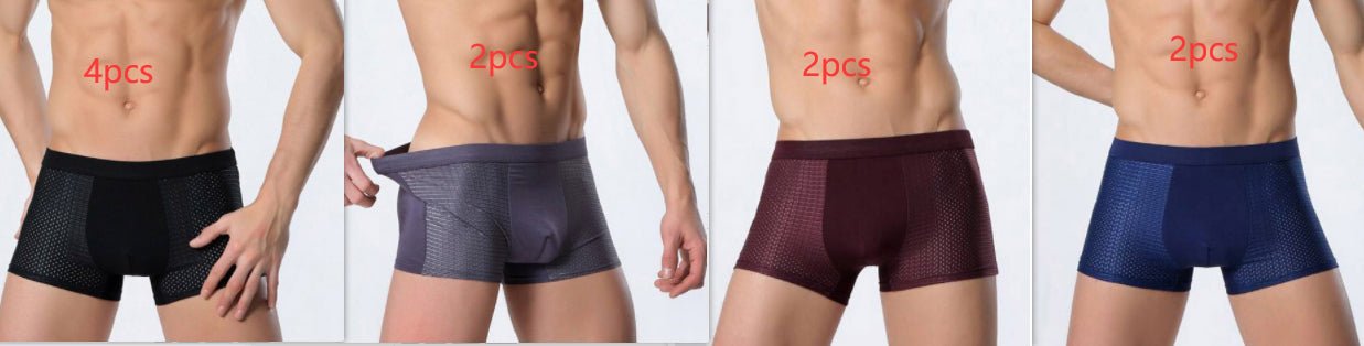 Ice silk men's underwear mesh boxer | Luxury Home Accessories | Heulog Glow