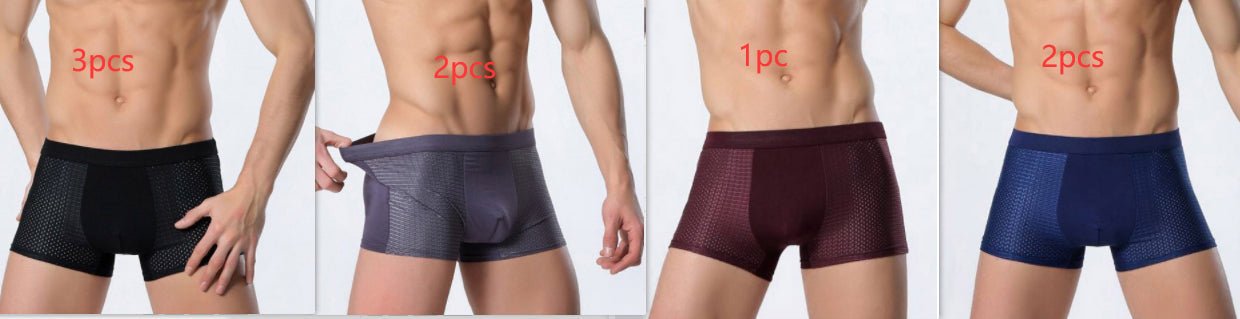Ice silk men's underwear mesh boxer | Luxury Home Accessories | Heulog Glow