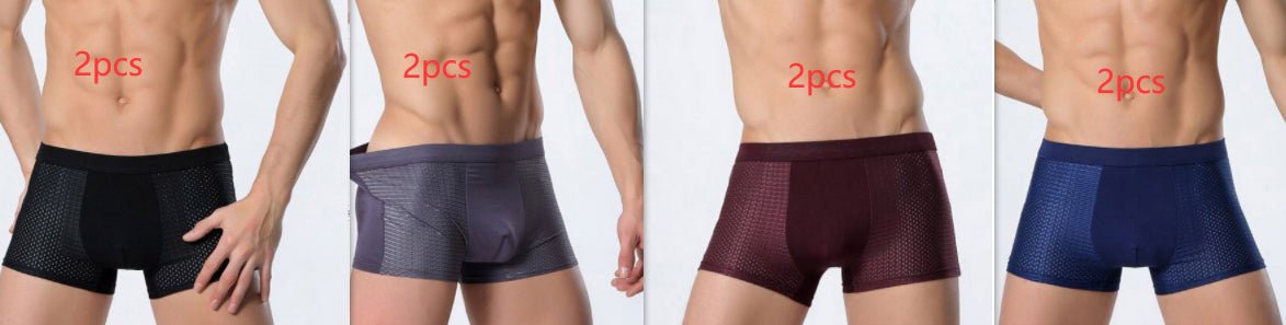 Ice silk men's underwear mesh boxer | Luxury Home Accessories | Heulog Glow