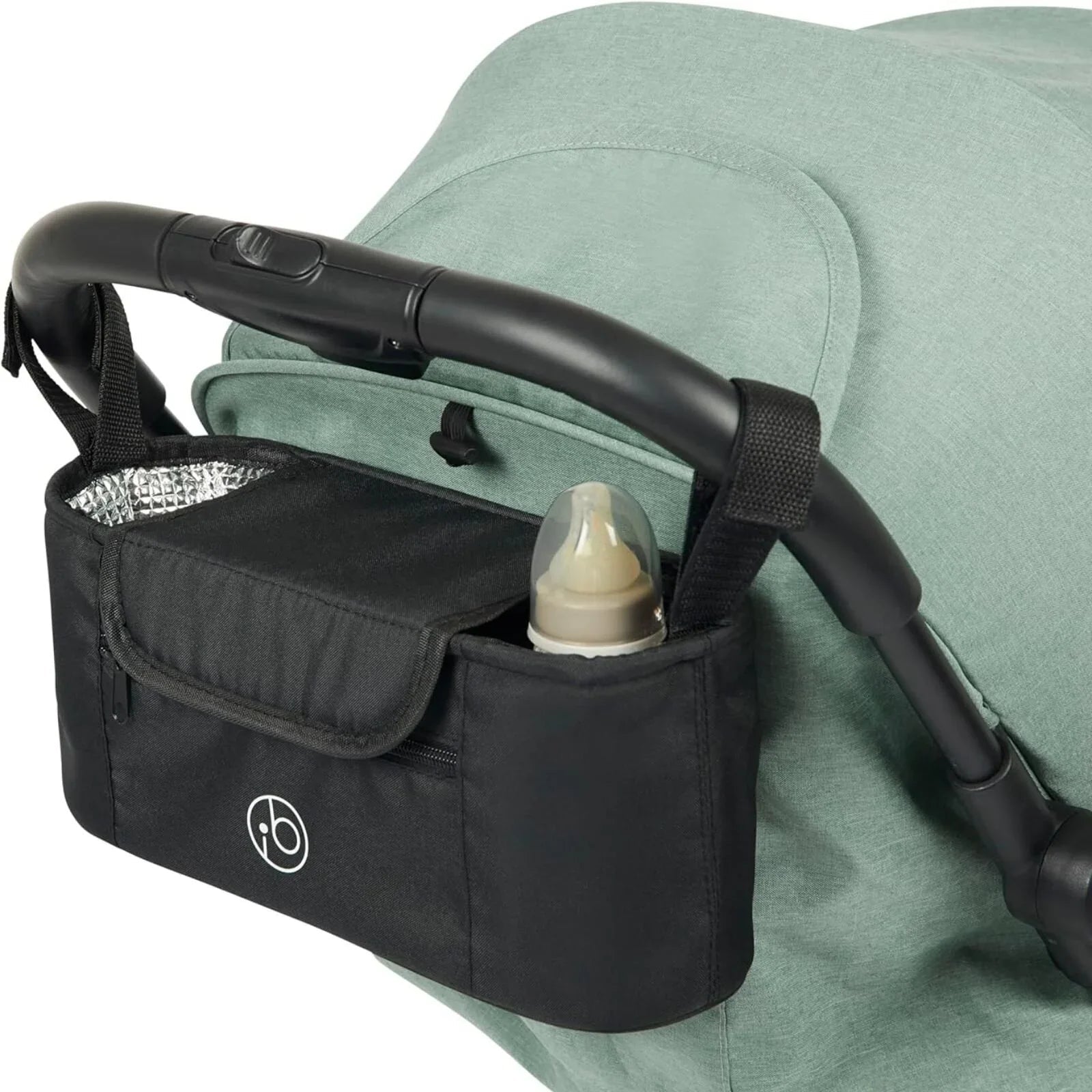 Ickle Bubba Buggy Organiser - Black | Luxury Home Accessories | Heulog Glow