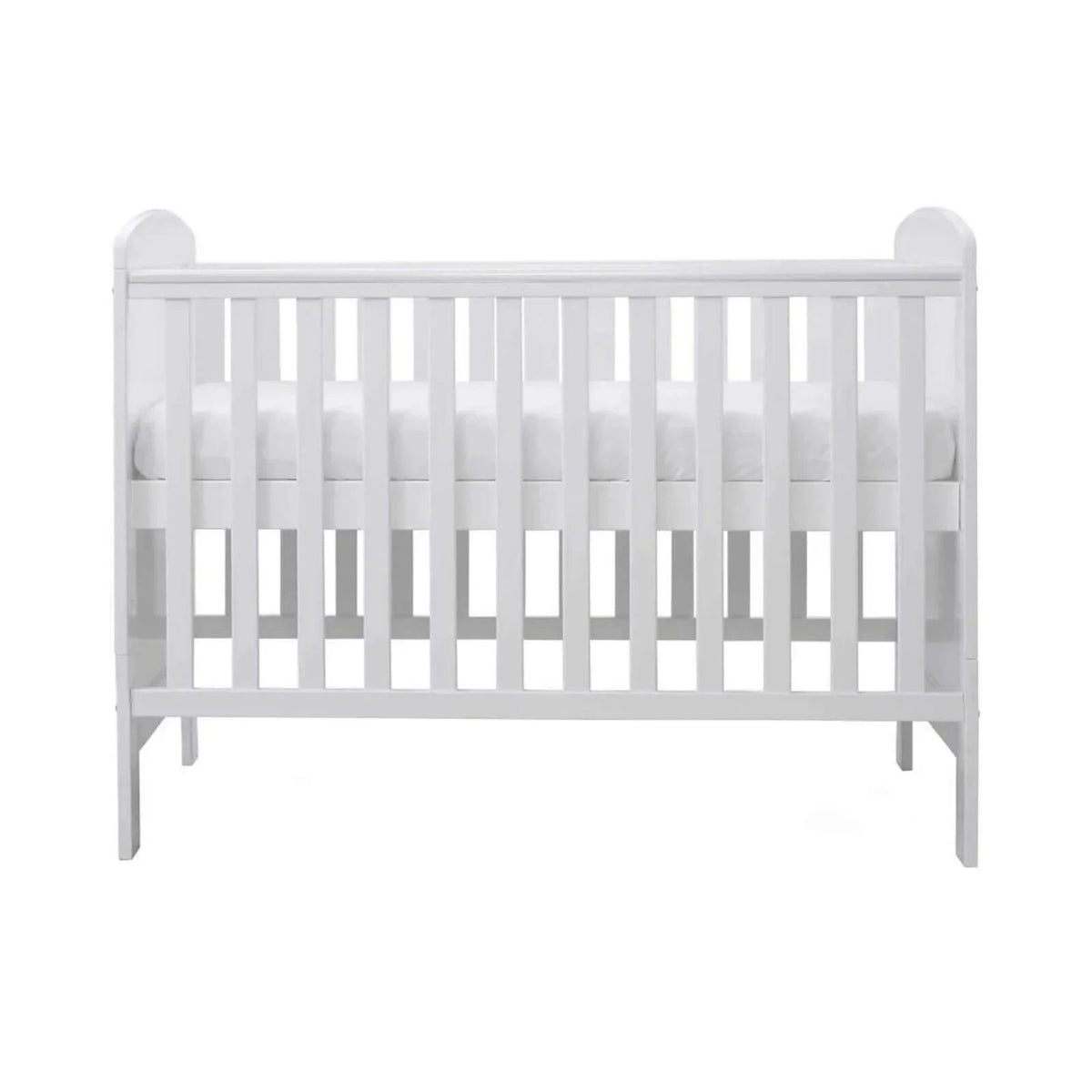 Ickle Bubba Coleby Mini Cot Bed White - Fibre Mattress | Luxury Home Accessories | Heulog Glow