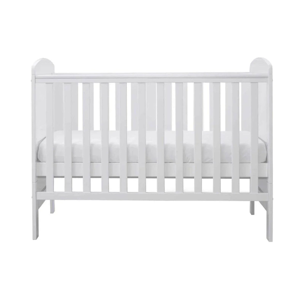 Ickle Bubba Coleby Mini Cot Bed White - Fibre Mattress | Luxury Home Accessories | Heulog Glow
