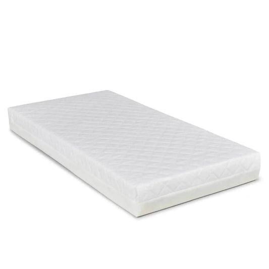 Ickle Bubba Coleby Mini Cot Bed White - Premium Sprung Mattress | Luxury Home Accessories | Heulog Glow
