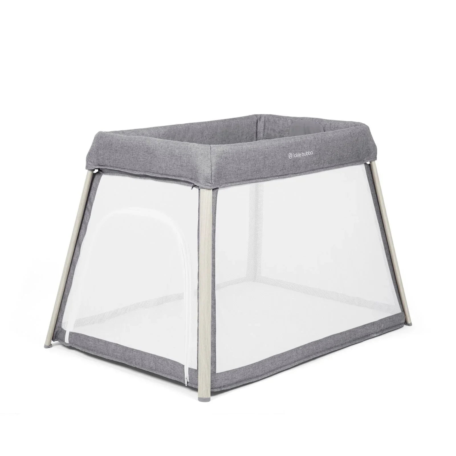 Ickle Bubba Scout 3-in-1 Travel Crib Cot & Playpen - Ash Grey | Luxury Home Accessories | Heulog Glow