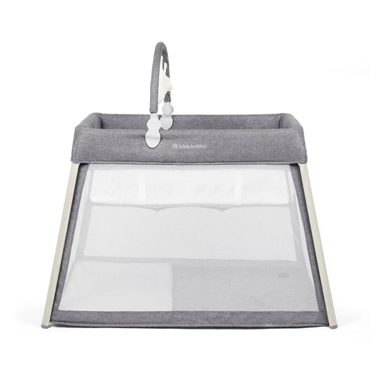 Ickle Bubba Scout 3-in-1 Travel Crib Cot & Playpen - Ash Grey | Luxury Home Accessories | Heulog Glow