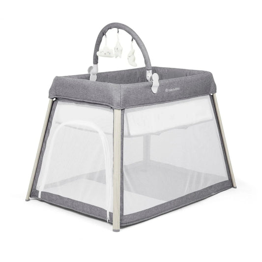 Ickle Bubba Scout 3-in-1 Travel Crib Cot & Playpen - Ash Grey | Luxury Home Accessories | Heulog Glow