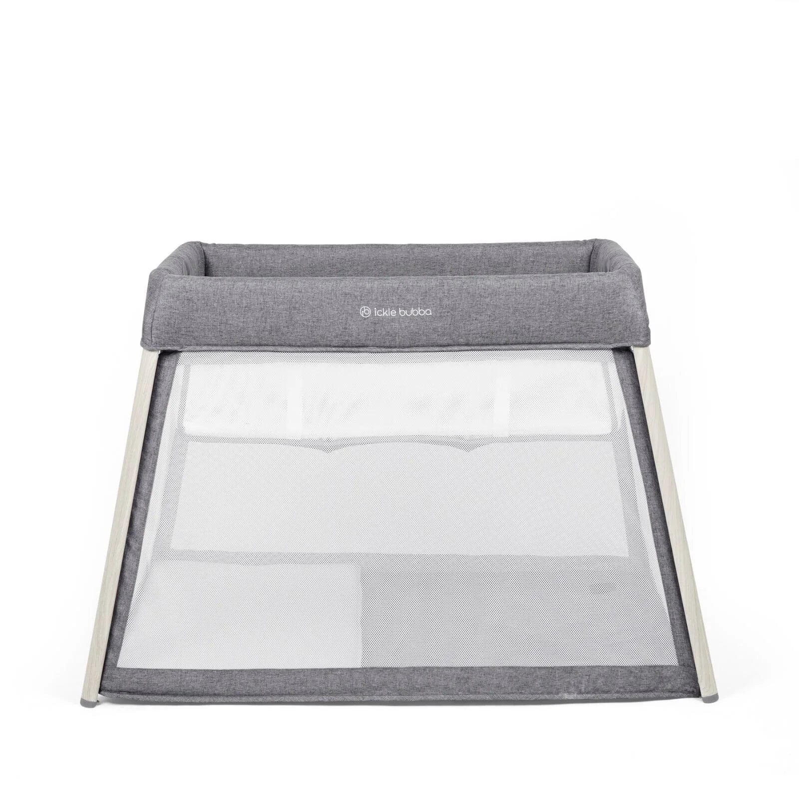Ickle Bubba Scout 3-in-1 Travel Crib Cot & Playpen - Ash Grey | Luxury Home Accessories | Heulog Glow